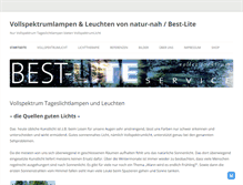 Tablet Screenshot of best-lite.de